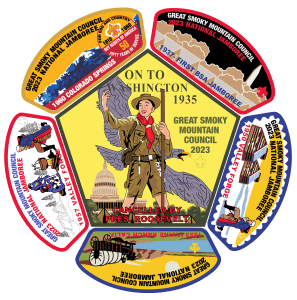 National Scout Jamboree Patches Great Smoky Mountain Council