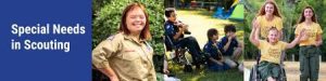 Special Needs in Scouting header graphic