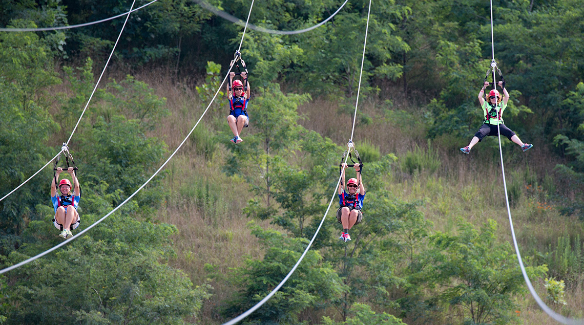 National Jamboree zipline