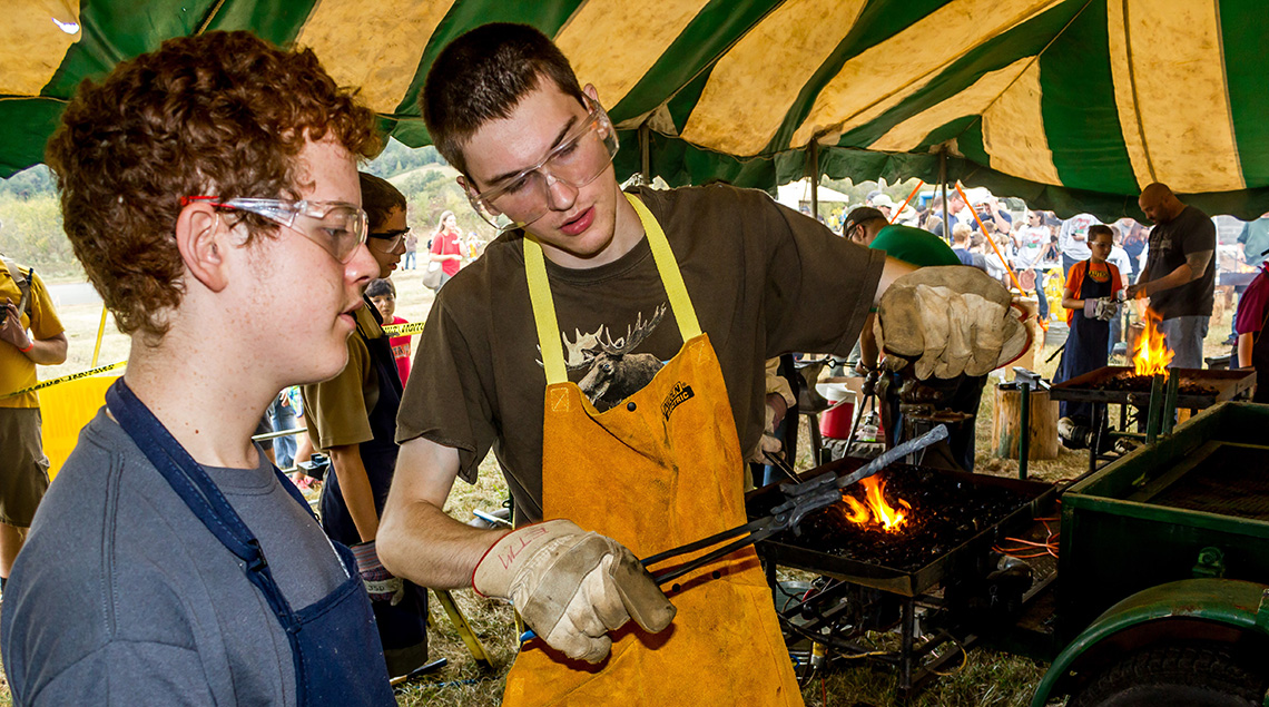 ScoutFest metalwork