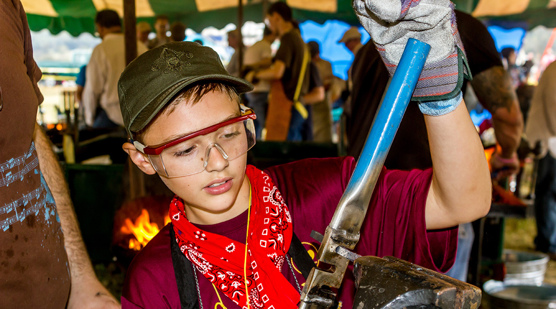 ScoutFest metalwork