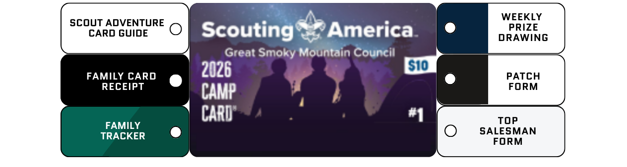 SCOUT ADVENTURE CARD SALE